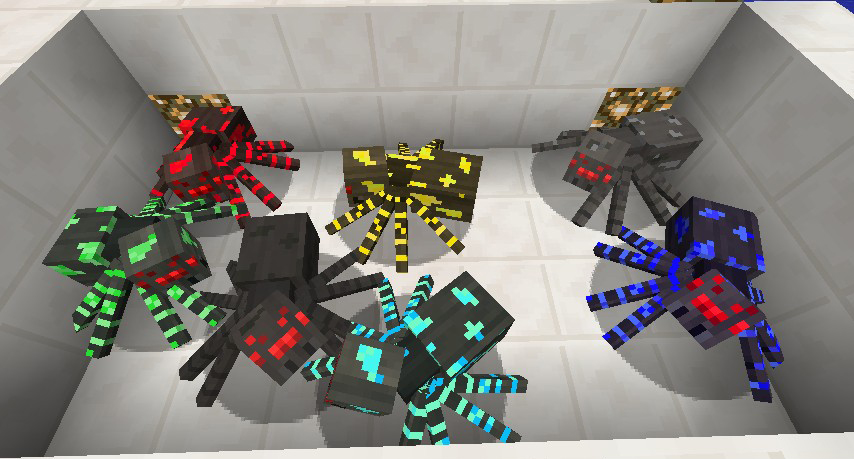 [1.6.4] Ore Spiders Mod Download